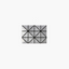 Bao Bao Issey Miyake Card Case Bi-Fold Wallet Silver