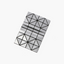 Bao Bao Issey Miyake Card Case Bi-Fold Wallet Silver