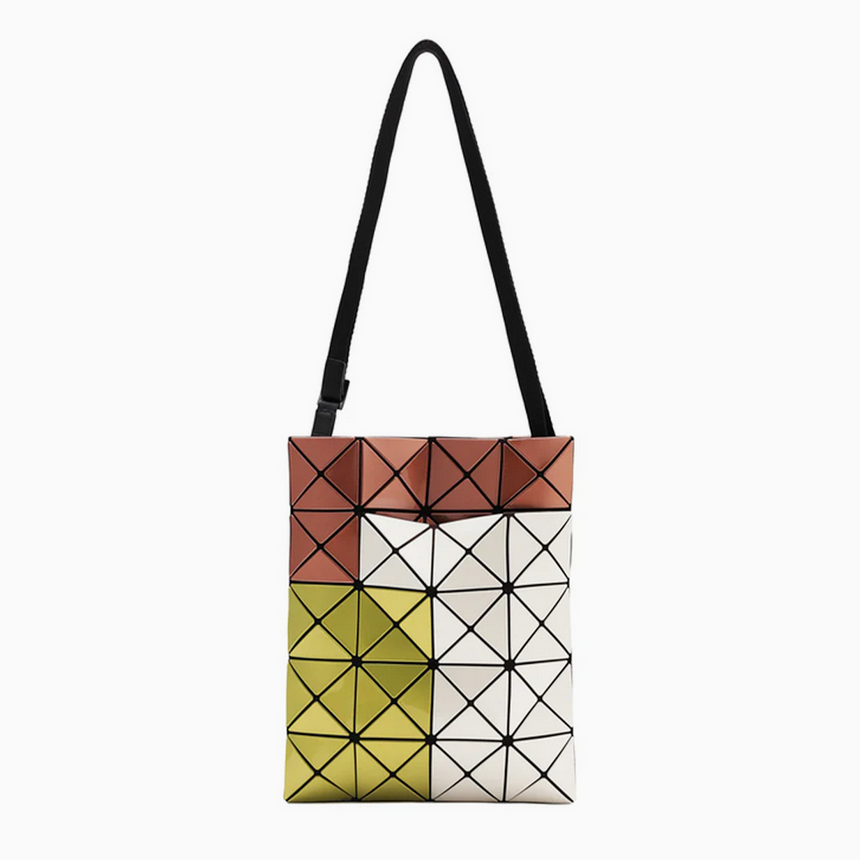 Bao Bao Issey Miyake Tres Shoulder Bag Yellow Mix