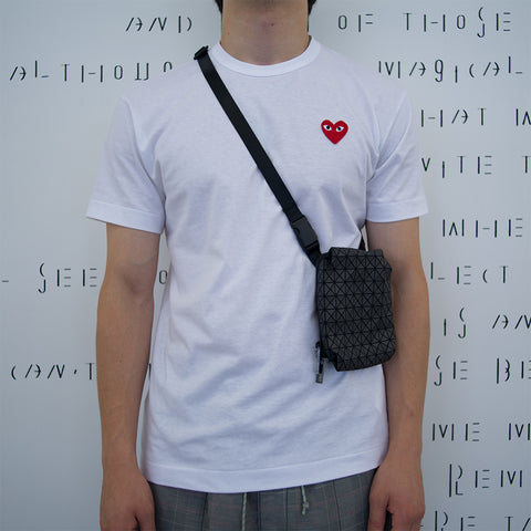 Bao Bao Issey Miyake Beetle Reflector Shoulder Bag Gunmetal