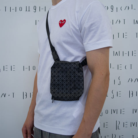 Bao Bao Issey Miyake Beetle Reflector Shoulder Bag Gunmetal