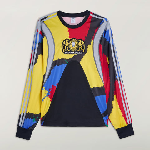 adidas Originals x Brain Dead Long Sleeve Jersey Black / Eqt Yellow