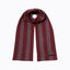 Beams Plus Scarf Cashmere Grey / Burgandy