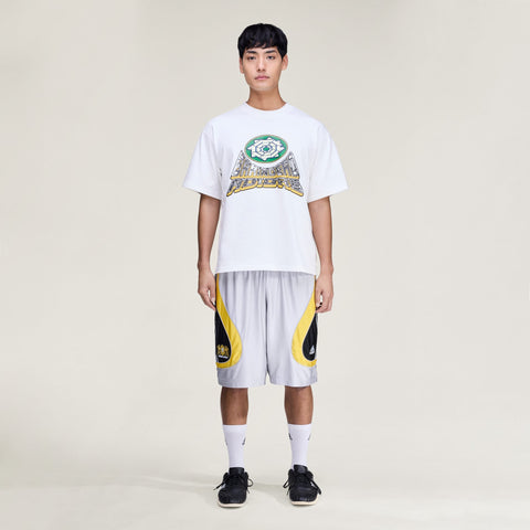 adidas Originals x Brain Dead Shorts Silver Metallic