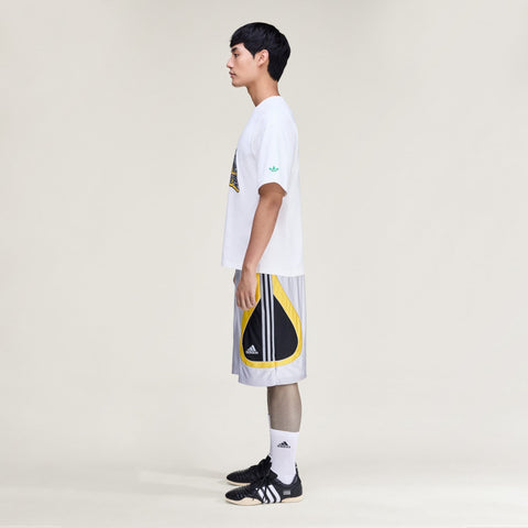 adidas Originals x Brain Dead Shorts Silver Metallic