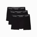 Calvin Klein 3 Pack Relaxed Trunks Icon Cotton Stretch Black