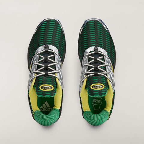 adidas Originals x Brain Dead CLIMACOOL 2 Core Black / Impact Yellow / Silver Metallic