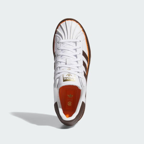 adidas Originals x CLOT Superstar By Edison Chen Cloud White / Coffee / Unity Orange