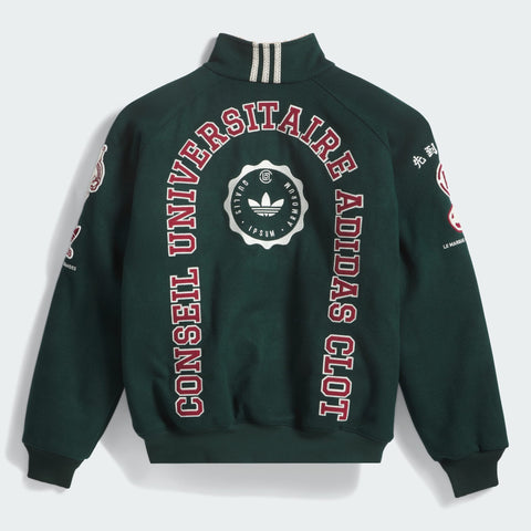adidas Originals x CLOT by Edison Chen Varsity Jacket Green Night