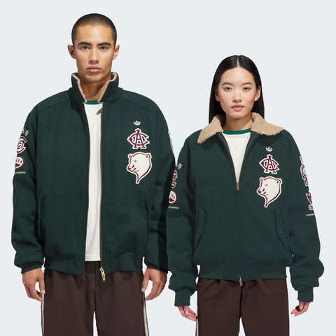 adidas Originals x CLOT by Edison Chen Varsity Jacket Green Night