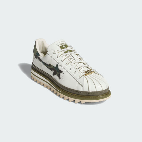 adidas Originals x BAPE x CLOT by Edison Chen Superstar Off White / Branch / Olive Cargo