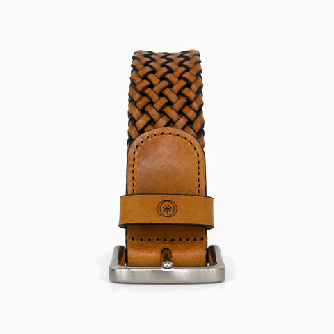 Yâr’in Custom Hand Braided Belt 727 Tobacco