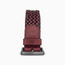 Yâr’in Custom Hand Braided Belt 727 Burgundy