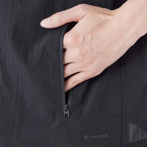 Snow Peak Breathable Quick Dry T-Shirt Black