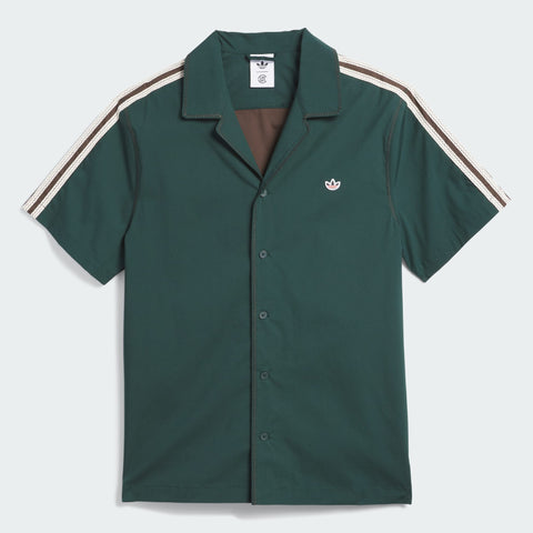 adidas Originals x CLOT Bowling Shirt by Edison Chen Dark Brown