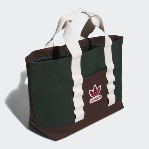 adidas Originals x CLOT Tote Bag by Edison Chen Green Night / Dark Brown