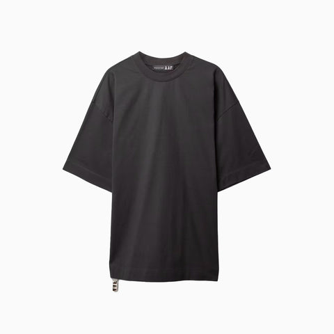 Applied Art Forms Oversized Plain Tee Black