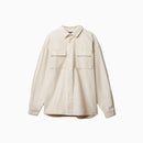 Applied Art Forms Oversized Work Shirt Moonbeam