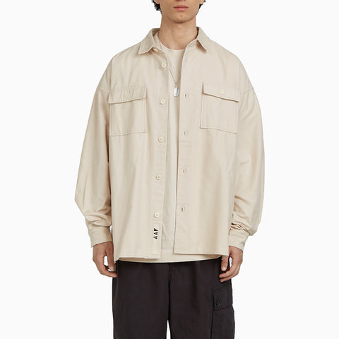 Applied Art Forms Oversized Work Shirt Moonbeam