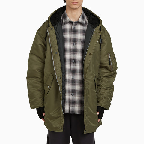 Applied Art Forms Flight Coat Dark Khaki