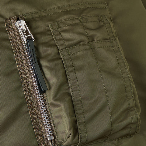 Applied Art Forms Flight Coat Dark Khaki