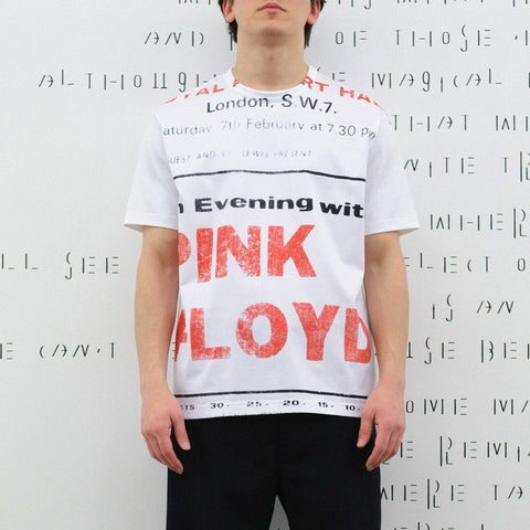 Junya Watanabe MAN Pink Floyd Cotton T-Shirt White