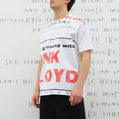 Junya Watanabe MAN Pink Floyd Cotton T-Shirt White