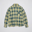 Acne Studios Check Button-Up Shirt Forest Green / Light Green