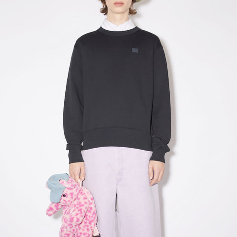 Acne Studios Crew Neck Sweater Regular Fit Black