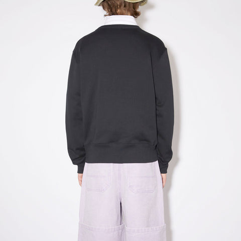 Acne Studios Crew Neck Sweater Regular Fit Black