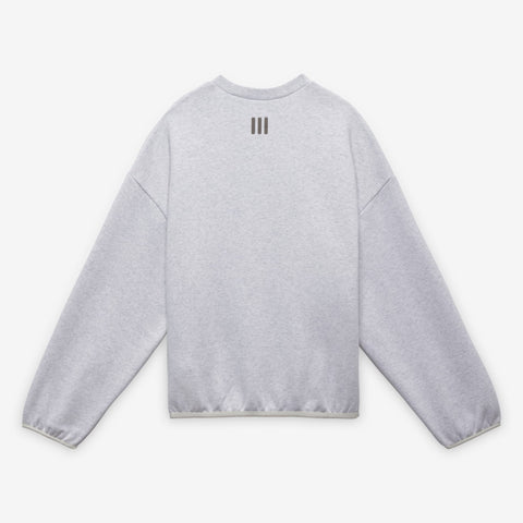 adidas Originals x Fear of God Athletics Heahther Fleece Crewneck Light Grey Heather