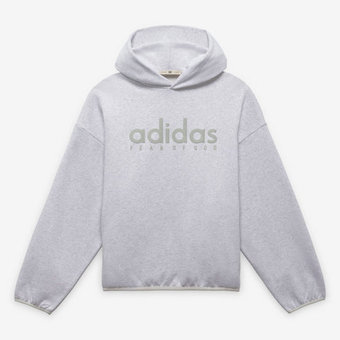 adidas Originals x Fear of God Athletics Cotton Fleece Hoodie Light Grey Heather