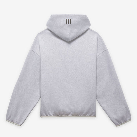 adidas Originals x Fear of God Athletics Cotton Fleece Hoodie Light Grey Heather