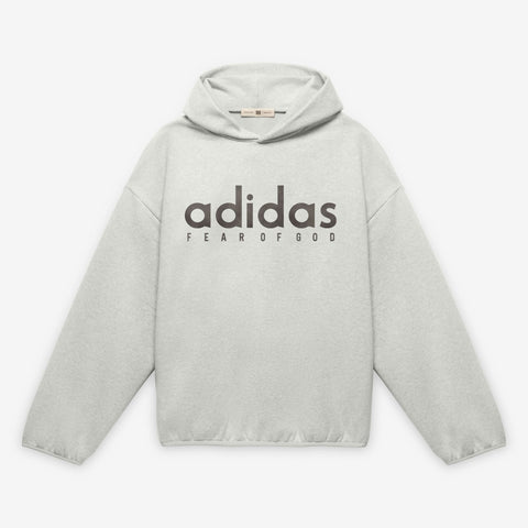 adidas Originals x Fear of God Athletics Cotton Fleece Hoodie Medium Grey Heather