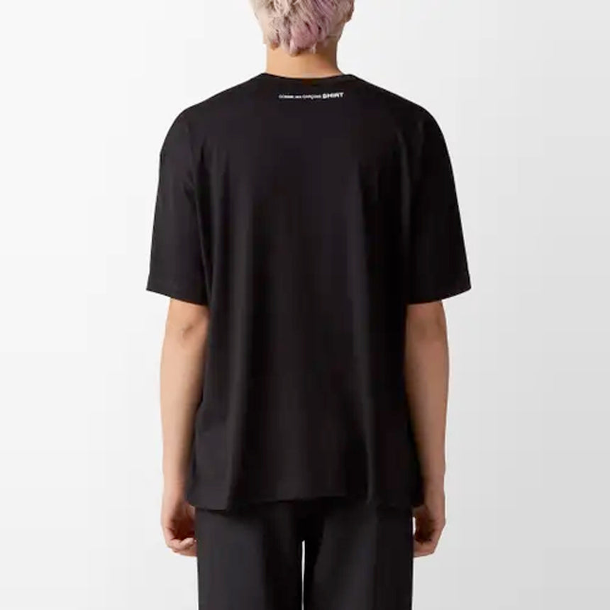 Comme Des Garcons Shirt Knit Oversized T-Shirt Black
