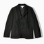 Comme des Garçons SHIRT Curve Panelled Blazer Jacket Black