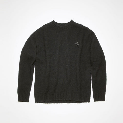 Acne Studios Crew Neck Wool Jumper Black