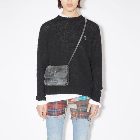 Acne Studios Crew Neck Wool Jumper Black