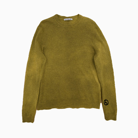 Acne Studios Crew Neck Jumper Golden Brown