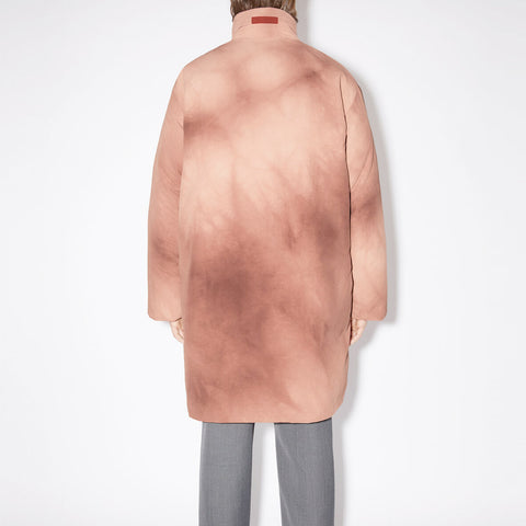 Acne Studios Dyed Puffer Coat Rust Red