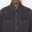 Acne Studios Denim Button-Up Shirt Black