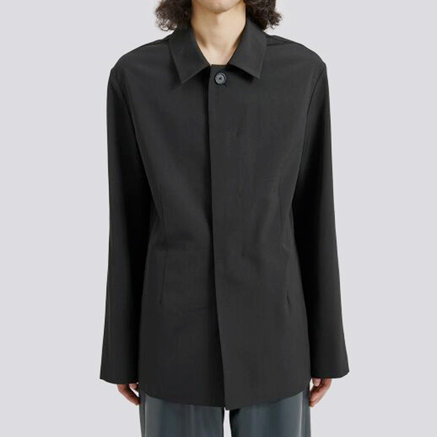 Acne Studios Denim Button-Up Shirt Black