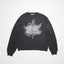 Acne Studios Glow In The Dark Logo Sweater Faded Black