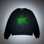Acne Studios Glow In The Dark Logo Sweater Faded Black