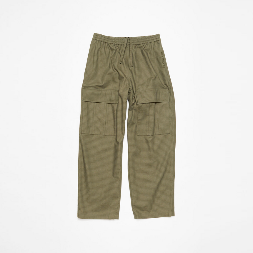 Acne Studios Cargo Trousers Olive Green