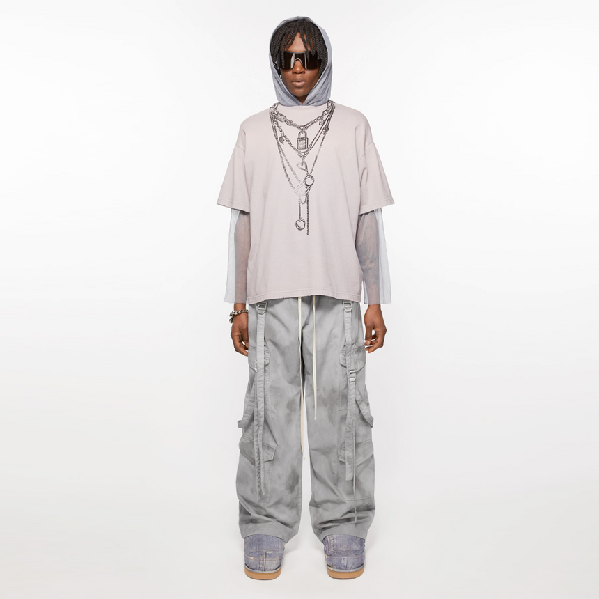 Acne Studios Cargo Trousers Mid Grey