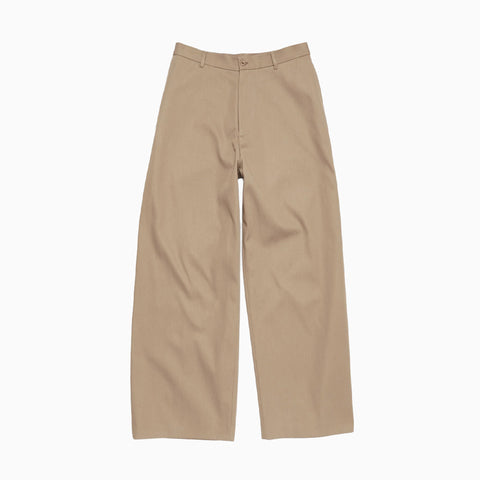 Acne Studios Twill Trousers Khaki Beige