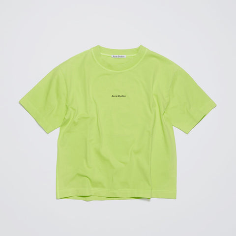 Acne Studios Logo T-Shirt Fluo Green