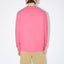 Acne Studios Logo Long Sleeve T-Shirt Neon Pink