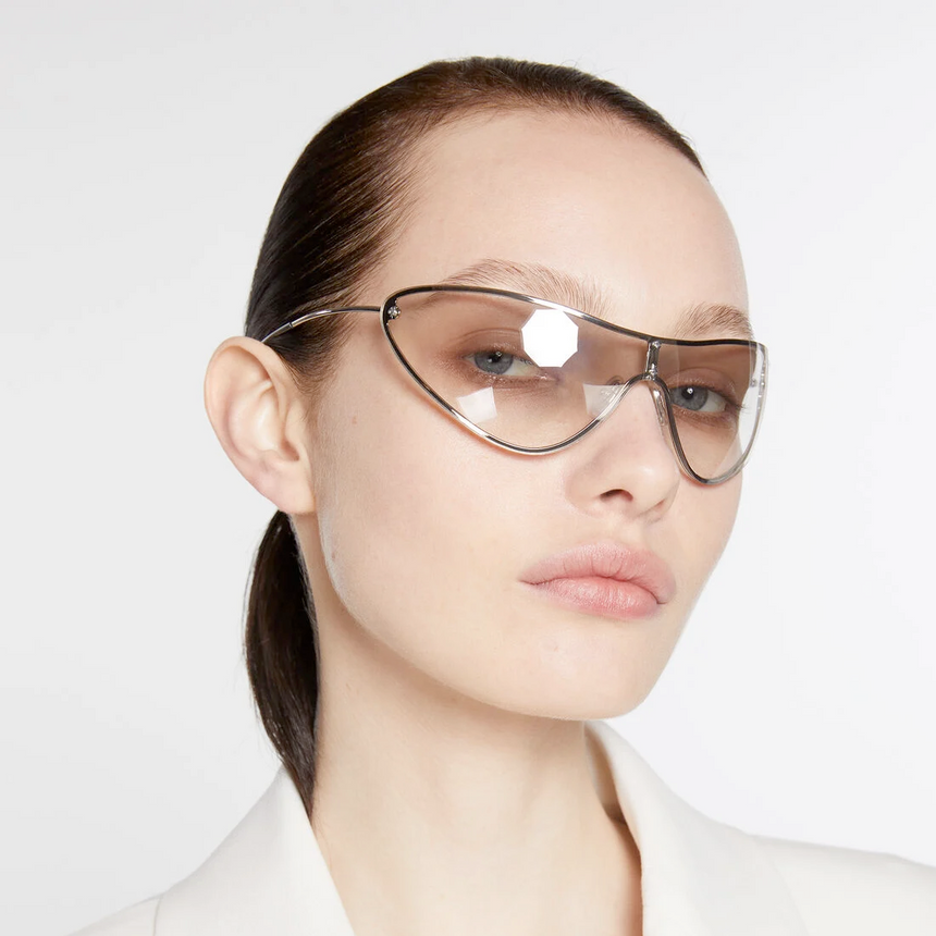 Acne Studios Metal Frame Runway Show Sunglasses Transparent / Silver